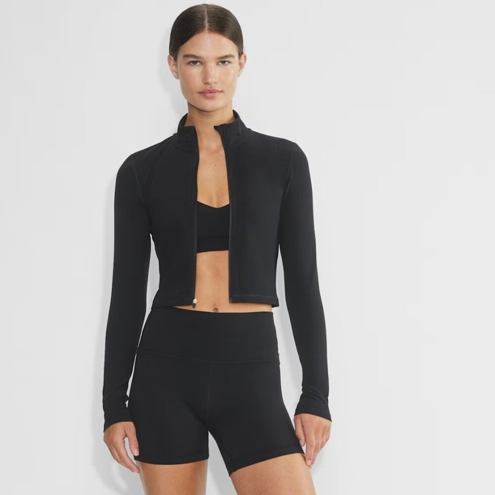 Aritzia BUTTER Limit Zip Longsleeve 2XL